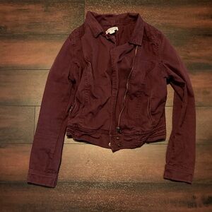 Cotton On Burgundy Jean Jacket